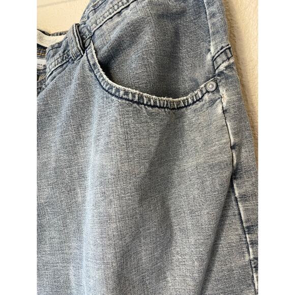 VTG Billabong Y2K Men’s Gray Distressed Cotton Bermuda Skater Shorts Size 38 - Picture 2 of 16